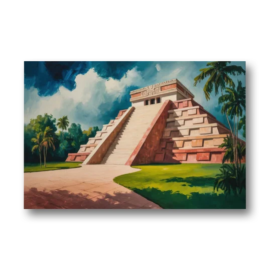 Gran Museo del Mundo Maya - Canvas Wall Art - Front