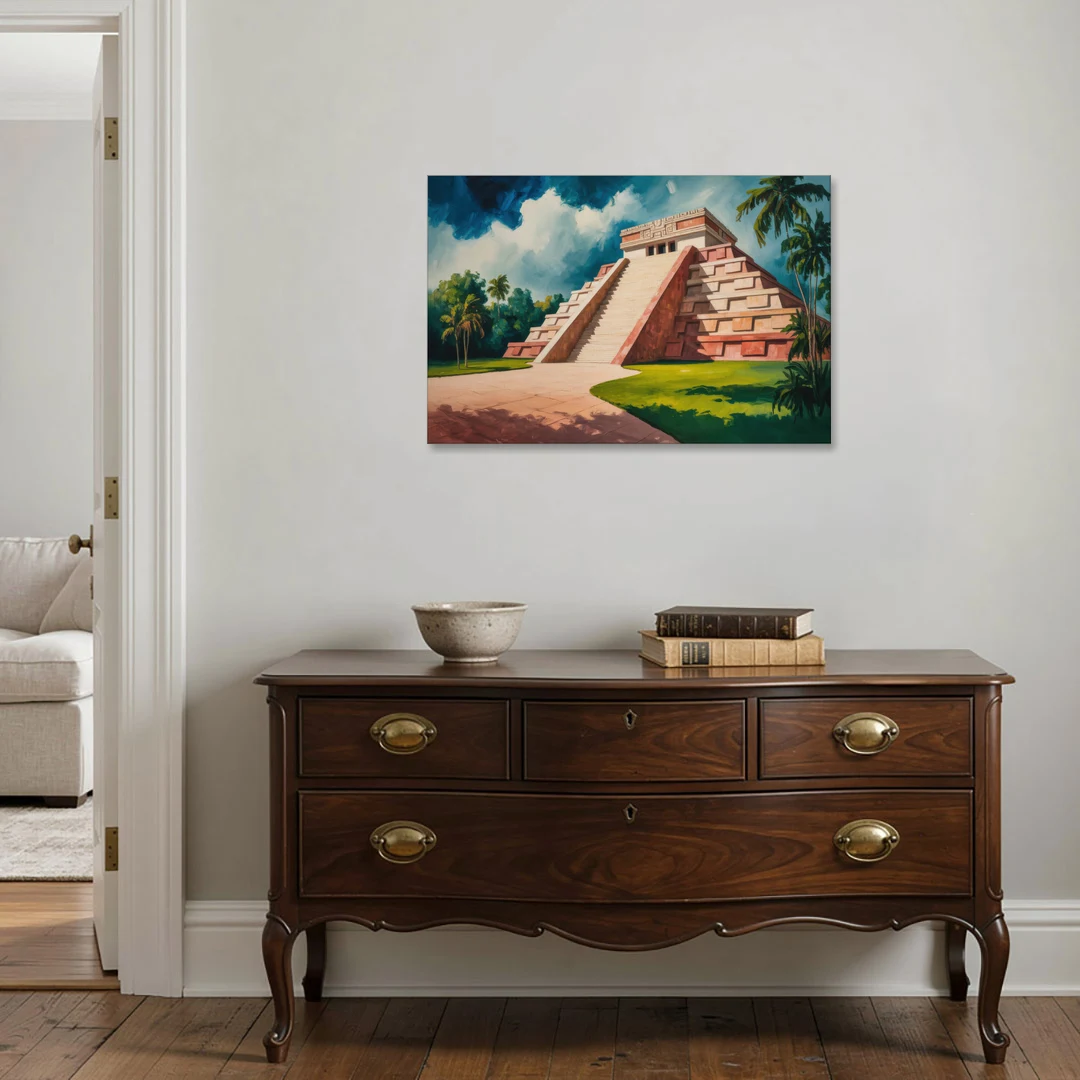 Gran Museo del Mundo Maya - Canvas Wall Art - Coffee Table - 36x24