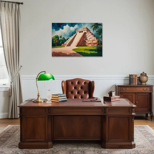 Gran Museo del Mundo Maya - Canvas Wall Art - Office - 36x24