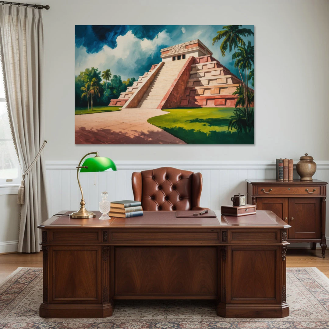 Gran Museo del Mundo Maya - Canvas Wall Art - Office - 60x40