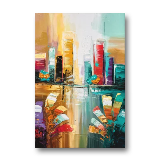 Grand Rapids Artistic City Vibes - Canvas Wall Art - Front