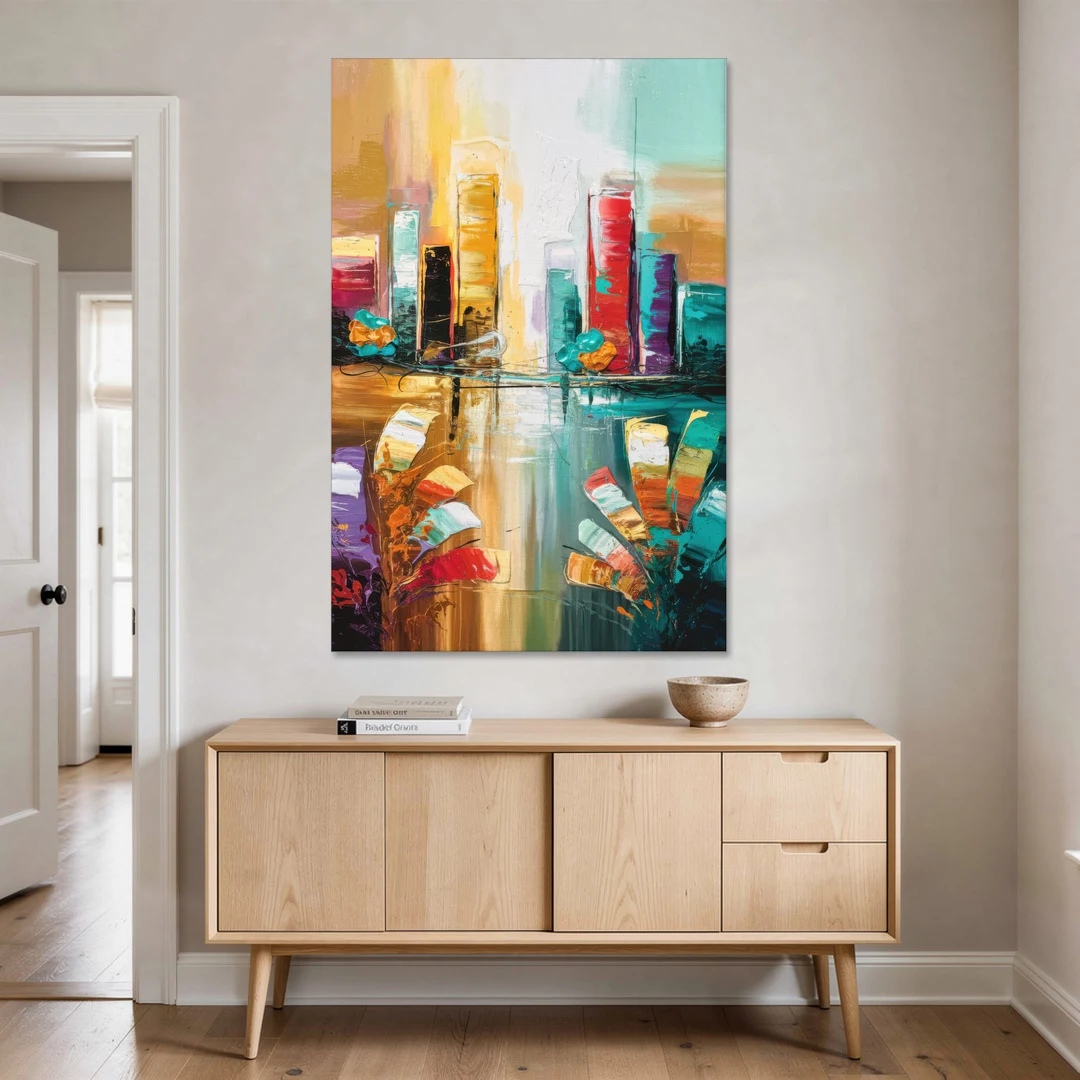 Grand Rapids Artistic City Vibes - Canvas Wall Art - Coffee Table - 40x60