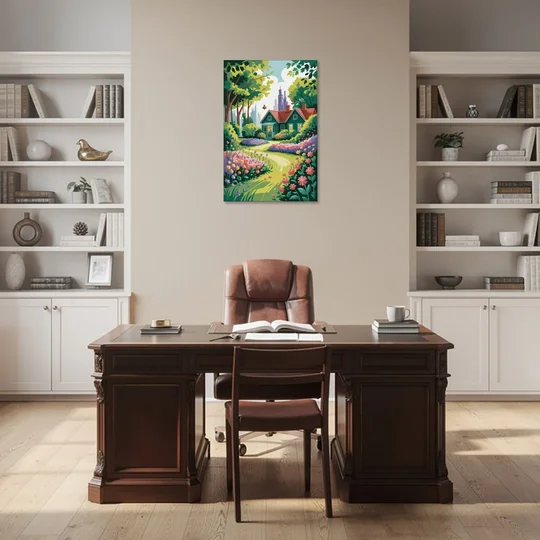 Green Gables Heritage - Canvas Wall Art - Office - 24x36