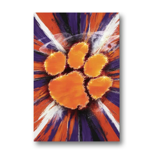 Greenville Clemson Tigers Pride - Canvas Wall Art - Front