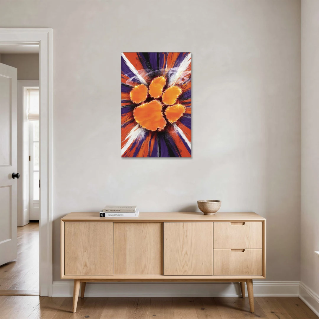 Greenville Clemson Tigers Pride - Canvas Wall Art - Coffee Table - 24x36