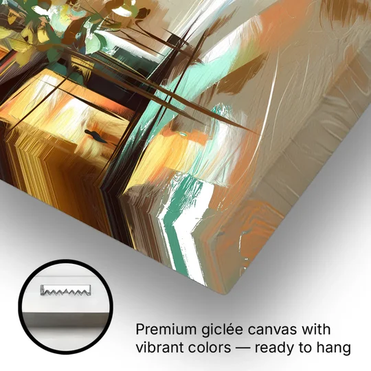 Greenville Urban Charm - Canvas Wall Art - Gallery Wrap Corner