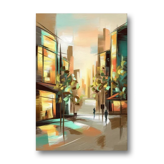 Greenville Urban Charm - Canvas Wall Art - Front