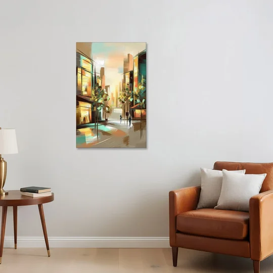 Greenville Urban Charm - Canvas Wall Art - Sofa - 24x36