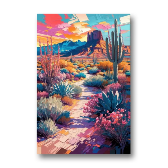 Henderson Desert Bloom - Canvas Wall Art - Front
