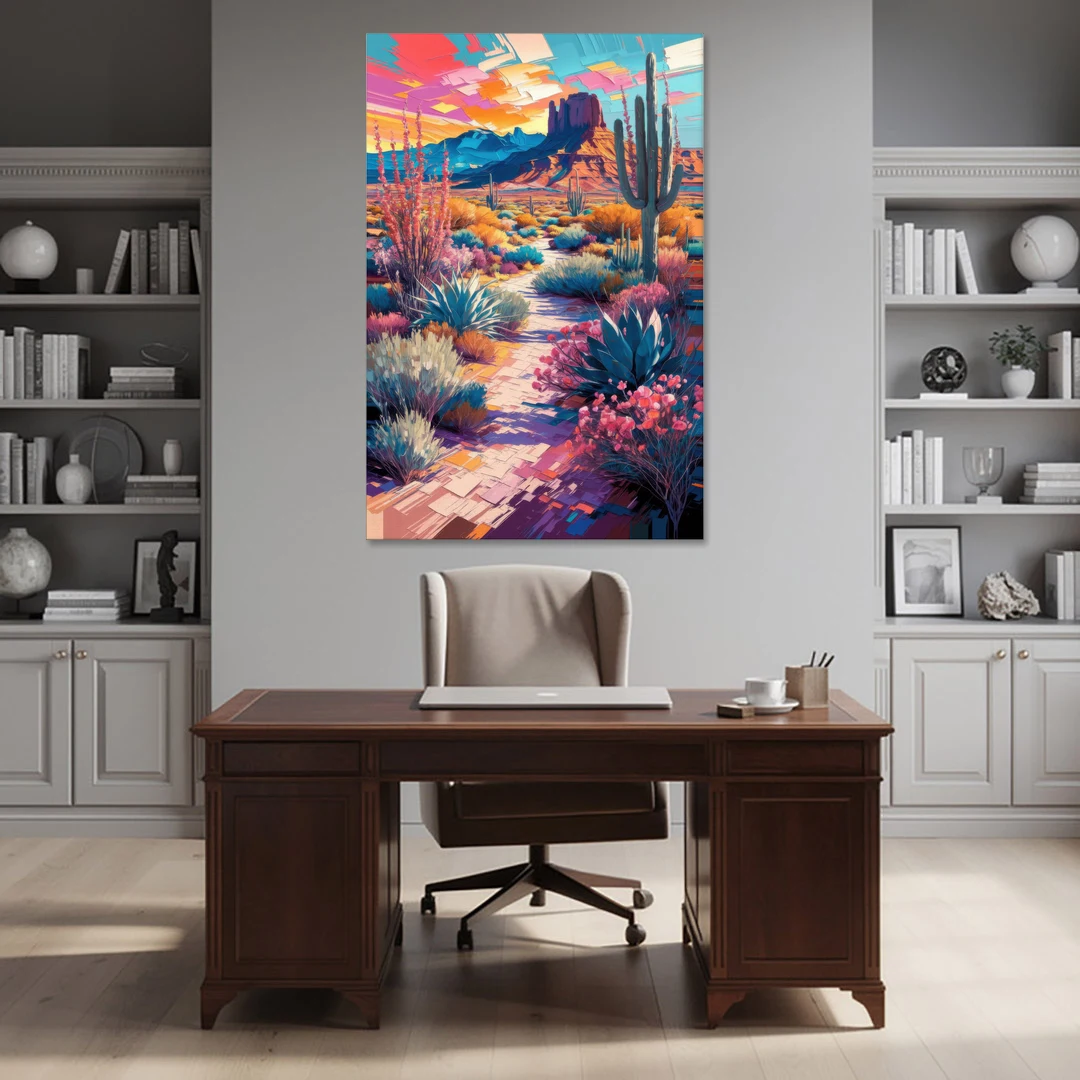 Henderson Desert Bloom - Canvas Wall Art - Office - 40x60