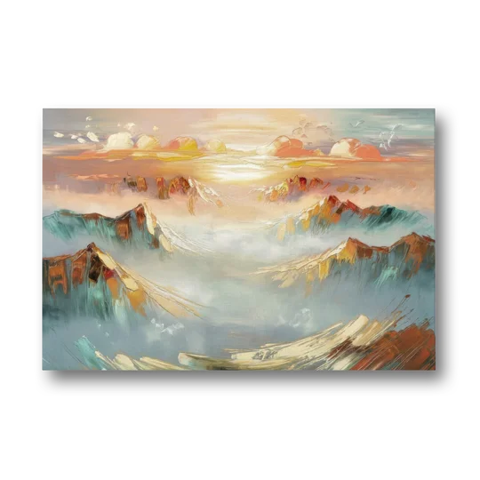 Henderson Mountain Horizon - Canvas Wall Art - Front
