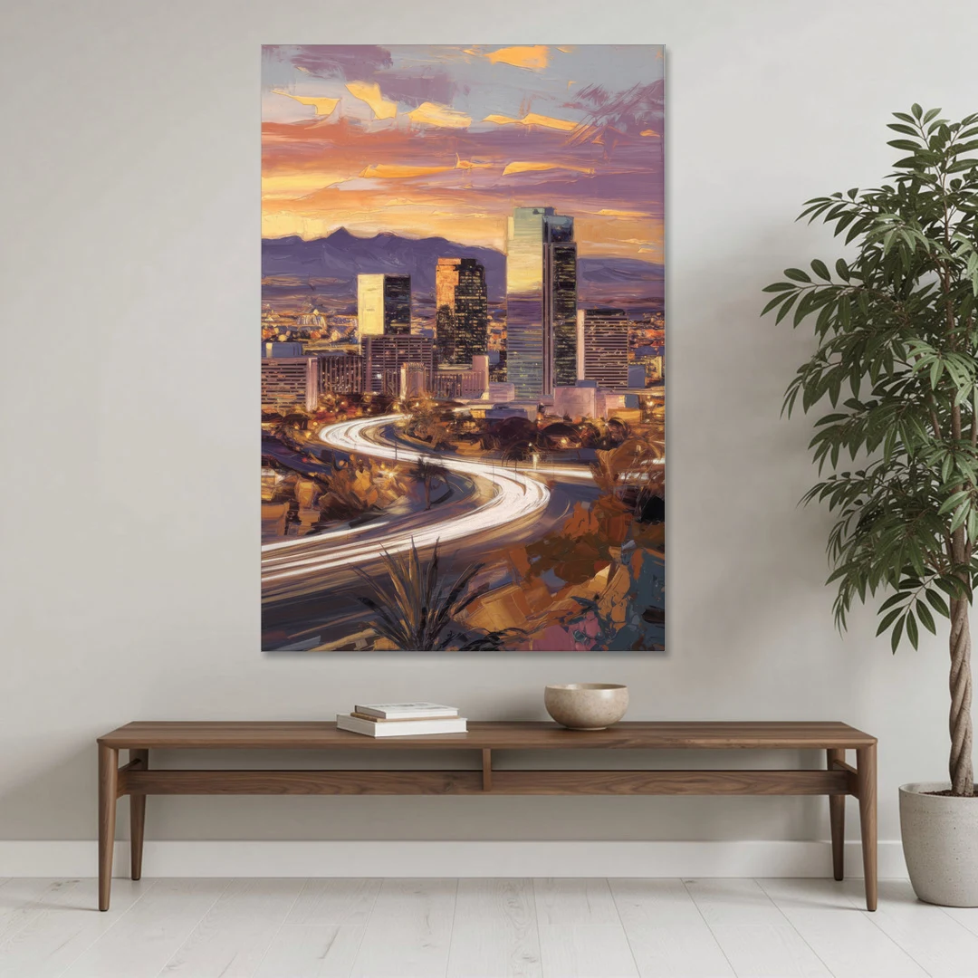 Henderson Skyline Views - Canvas Wall Art - Coffee Table - 40x60