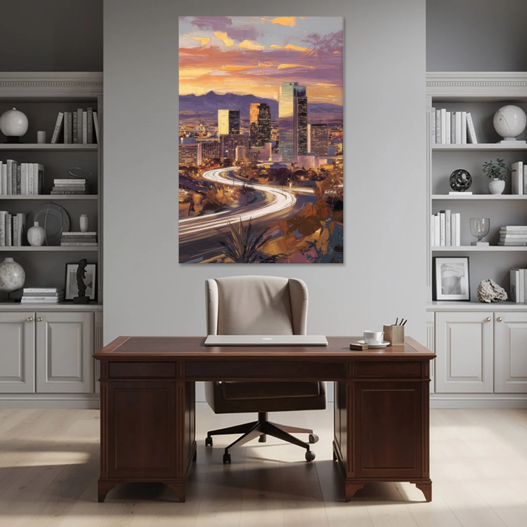 Henderson Skyline Views - Canvas Wall Art - Office - 40x60