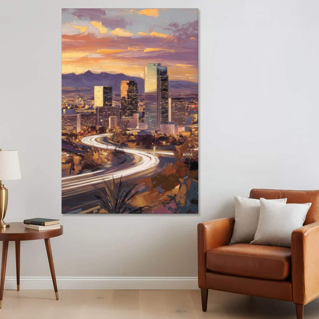 Henderson Skyline Views - Canvas Wall Art - Sofa - 40x60