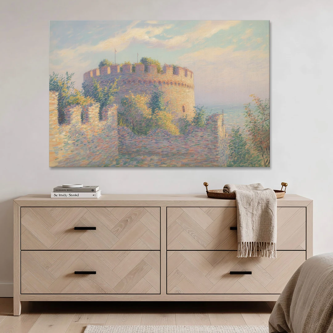 Heptapyrgion Fortress - Canvas Wall Art - Coffee Table - 60x40