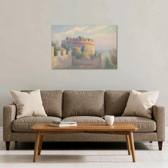 Heptapyrgion Fortress - Canvas Wall Art - Sofa - 36x24