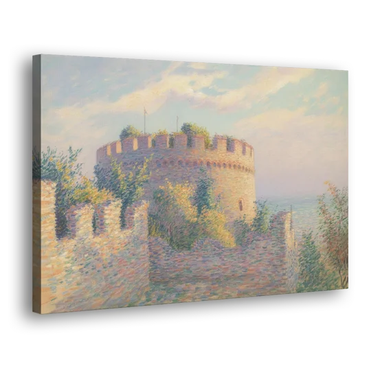 Heptapyrgion Fortress - Canvas Wall Art - Side