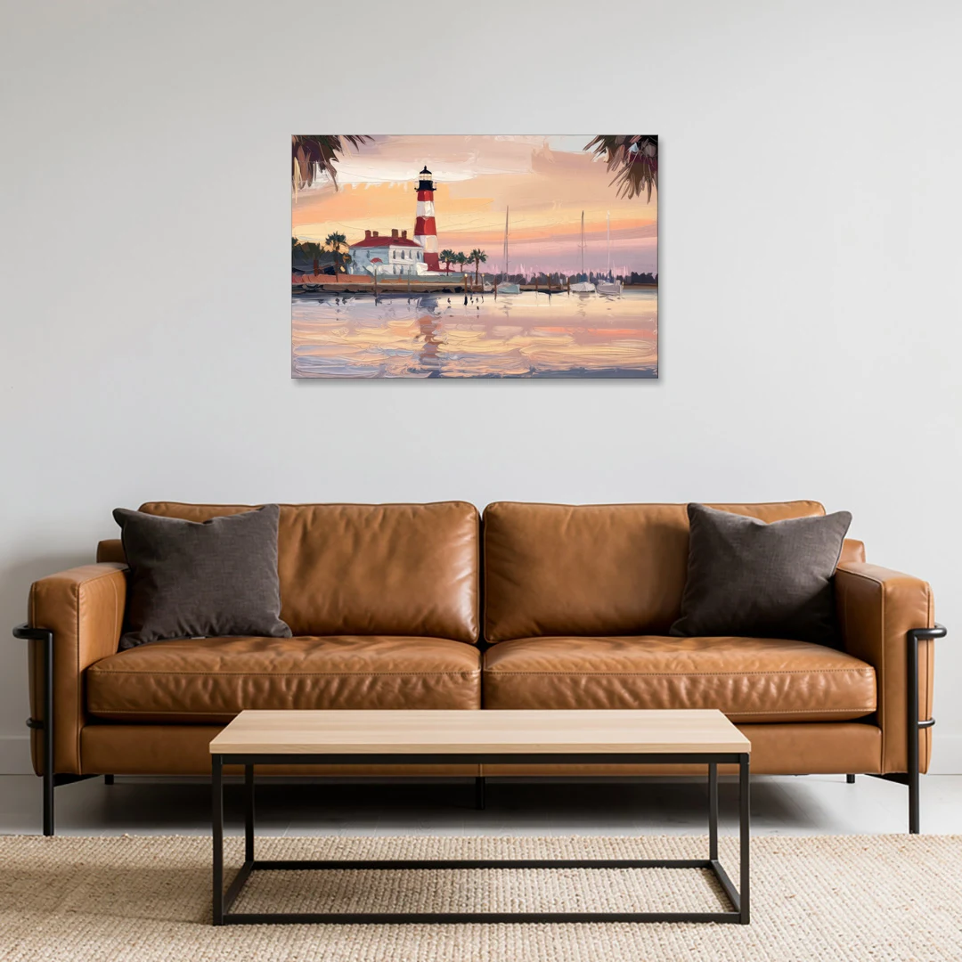 Hilton Head Island Palmetto Breeze - Canvas Wall Art - Sofa - 36x24
