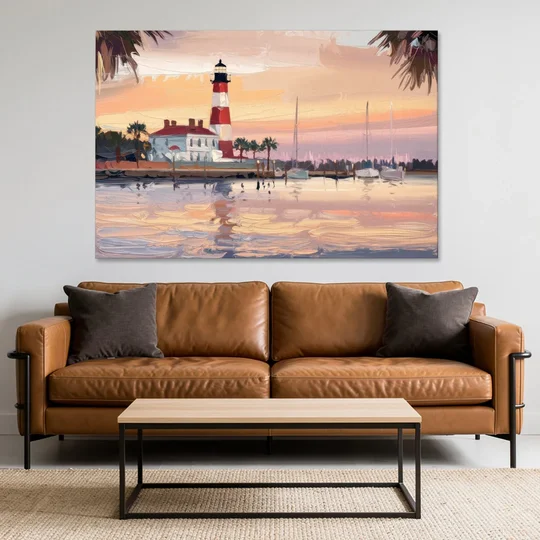 Hilton Head Island Palmetto Breeze - Canvas Wall Art - Sofa - 60x40