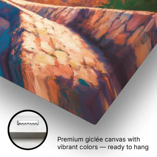 Historic Fortified Walls - Canvas Wall Art - Gallery Wrap Corner