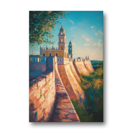 Historic Fortified Walls - Canvas Wall Art - Front