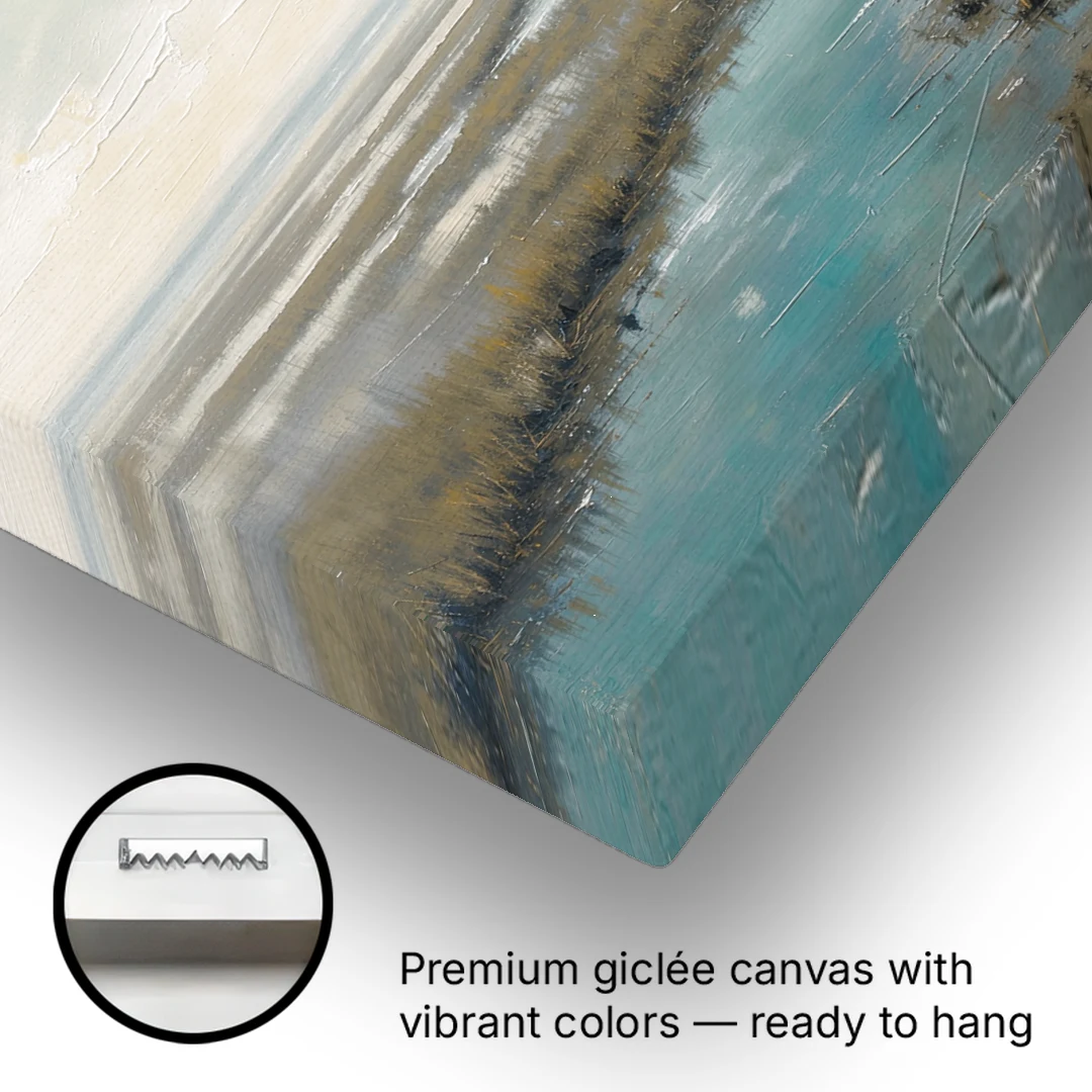 Horizon Wall Art of a Lowcountry Marsh at Dawn - Canvas Wall Art - Gallery Wrap Corner