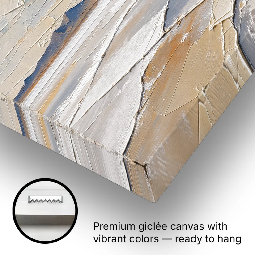 Horizontal Canvas Wall Art of a Cracked Salt Flat - Canvas Wall Art - Gallery Wrap Corner