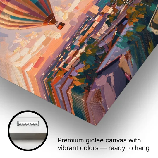 Houston Artistic Flair - Canvas Wall Art - Gallery Wrap Corner