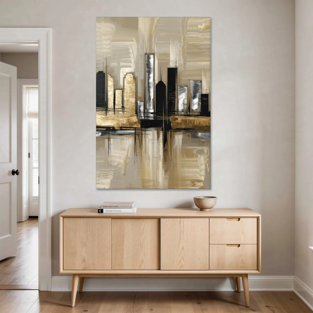 Houston Contemporary Design - Canvas Wall Art - Coffee Table - 40x60