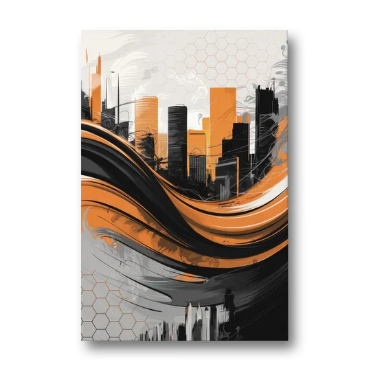 Houston Dynamo Colors - Canvas Wall Art - Front