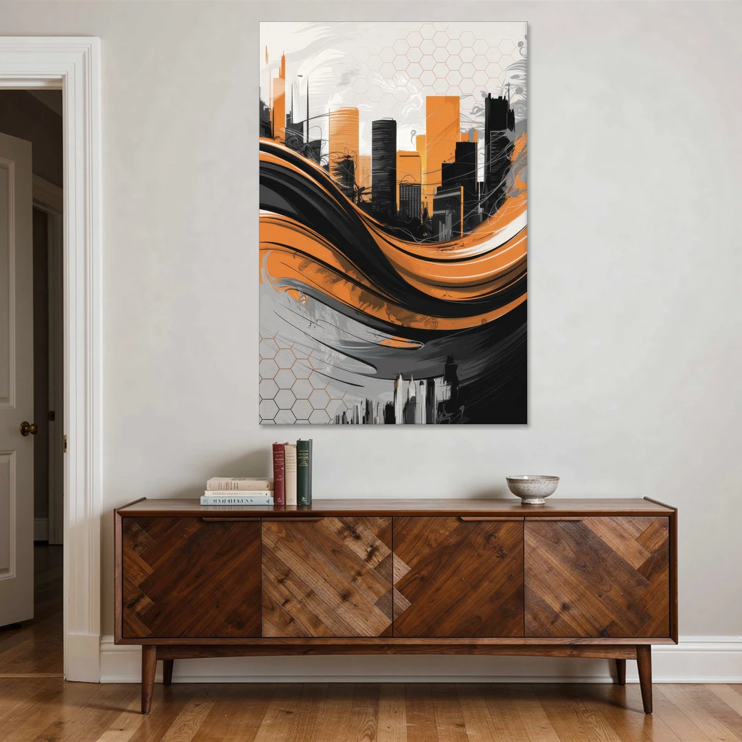 Houston Dynamo Colors - Canvas Wall Art - Coffee Table - 40x60