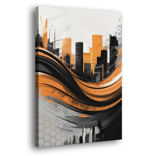Houston Dynamo Colors - Canvas Wall Art - Side