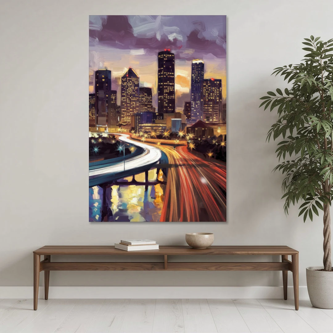 Houston Photography Collection - Canvas Wall Art - Coffee Table - 40x60