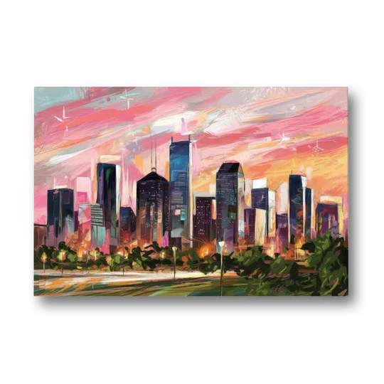 Houston Texas Pride - Canvas Wall Art - Front