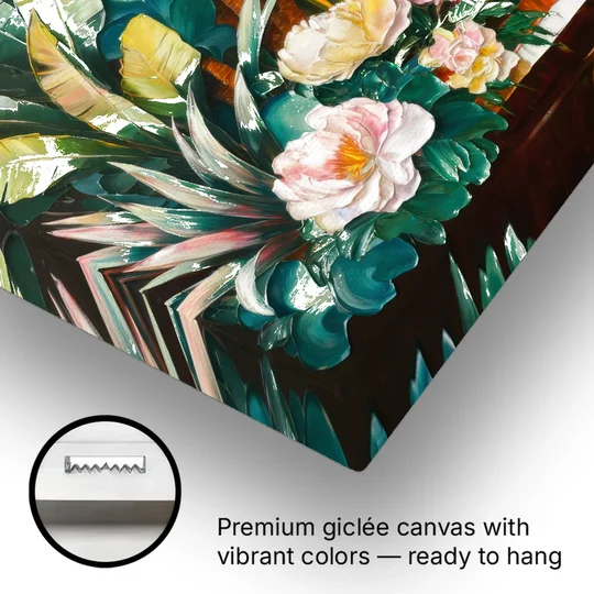 Huntsville Botanical Garden Bliss - Canvas Wall Art - Gallery Wrap Corner
