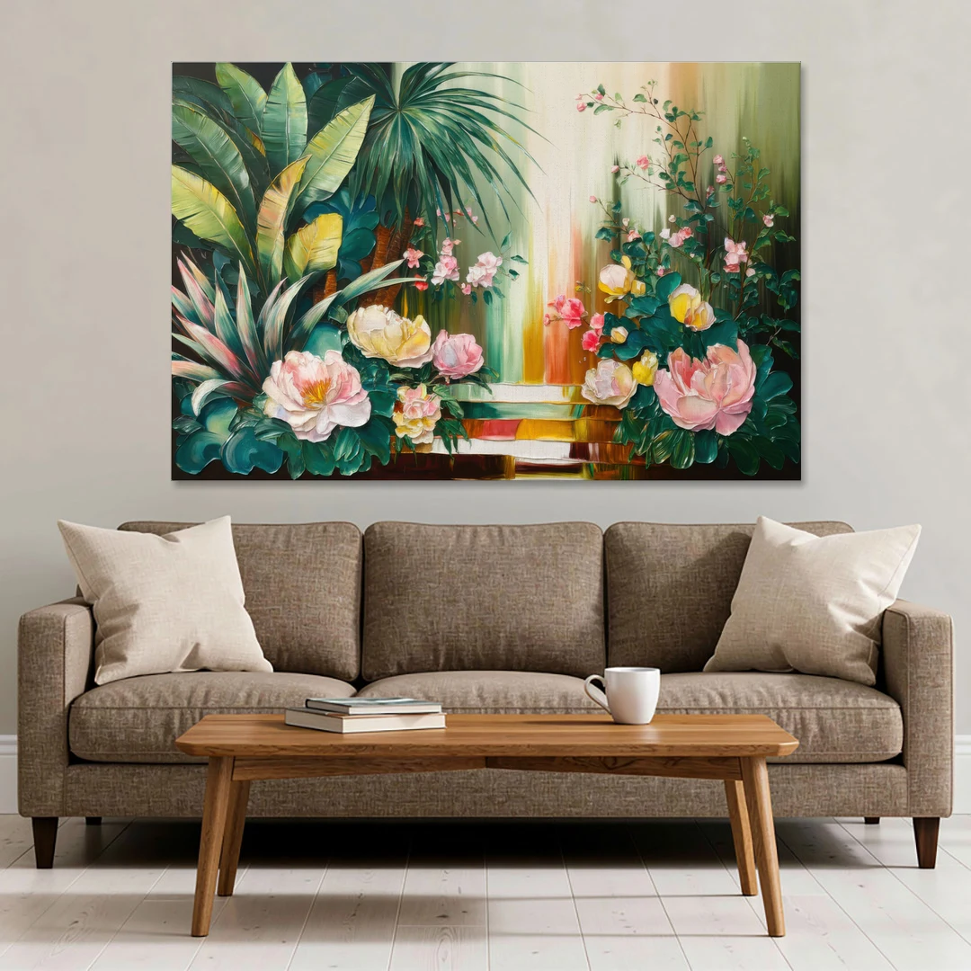 Huntsville Botanical Garden Bliss - Canvas Wall Art - Sofa - 60x40