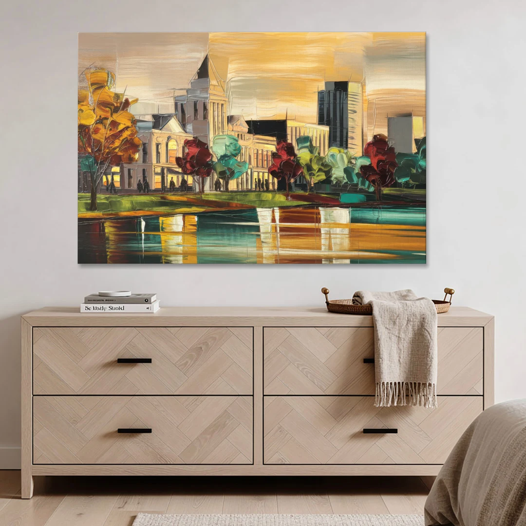 Huntsville Historic Downtown - Canvas Wall Art - Coffee Table - 60x40