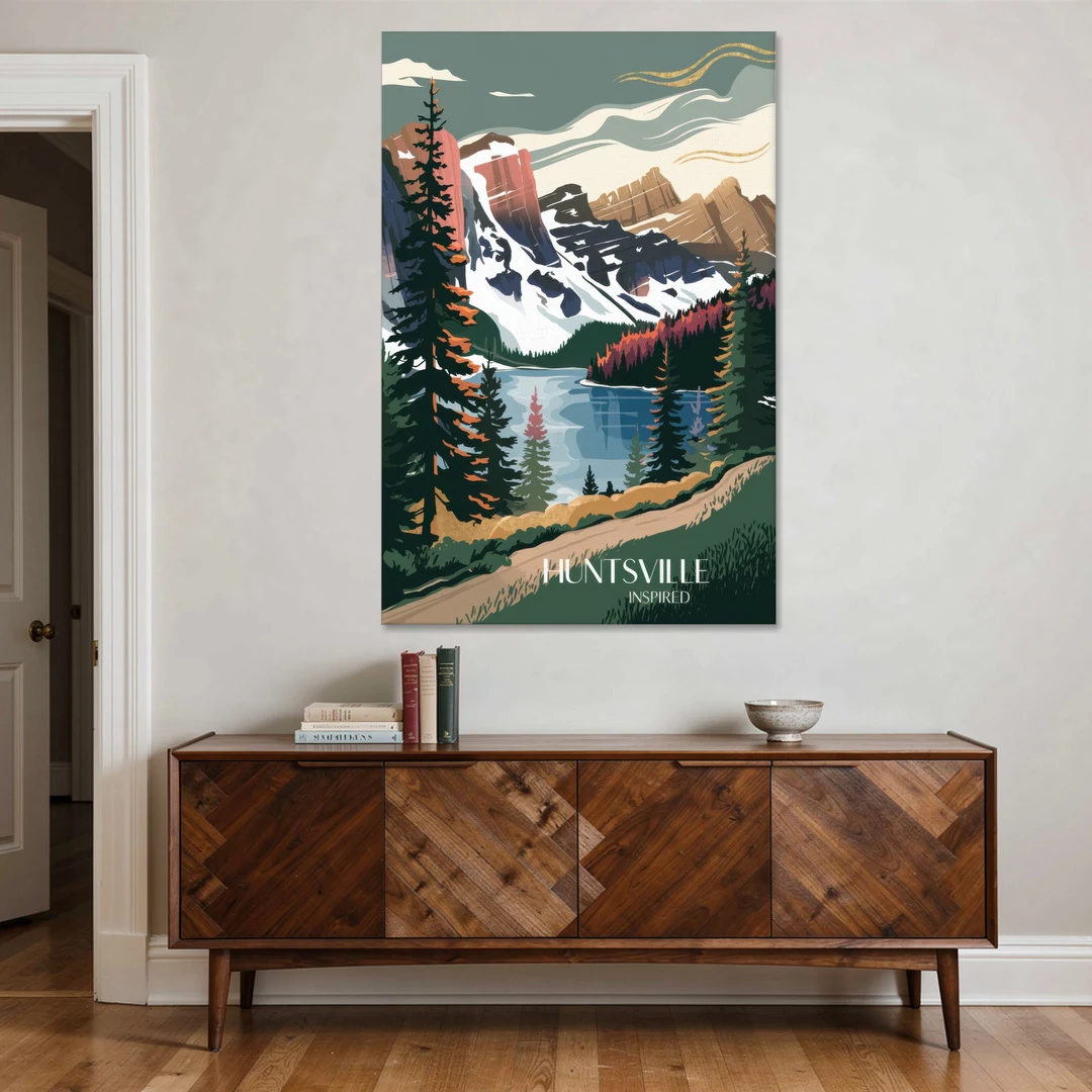Huntsville Scenic Mountain View - Canvas Wall Art - Coffee Table - 40x60