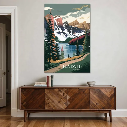 Huntsville Scenic Mountain View - Canvas Wall Art - Coffee Table - 40x60