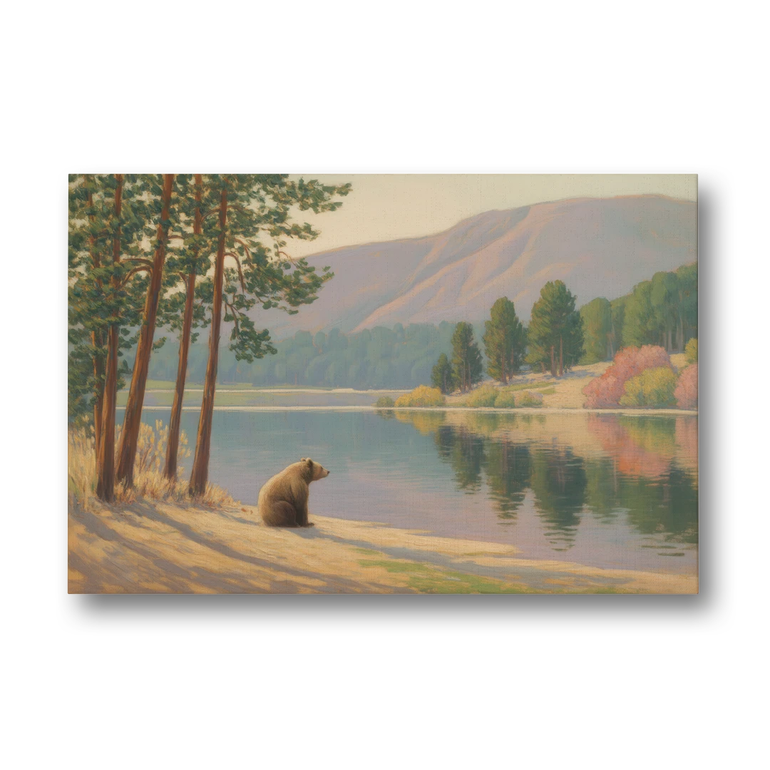 Iconic Big Bear Lake View - Canvas Wall Art - Front
