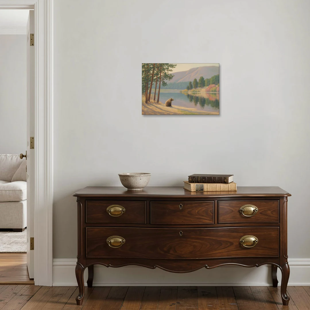 Iconic Big Bear Lake View - Canvas Wall Art - Coffee Table - 24x16