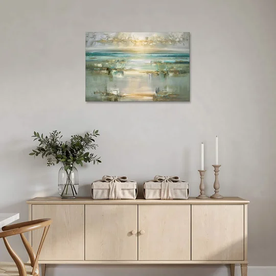 Irvine Coastal Serenity - Canvas Wall Art - Coffee Table - 36x24