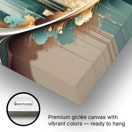 Irvine Modern Design - Canvas Wall Art - Gallery Wrap Corner