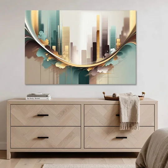 Irvine Modern Design - Canvas Wall Art - Coffee Table - 60x40