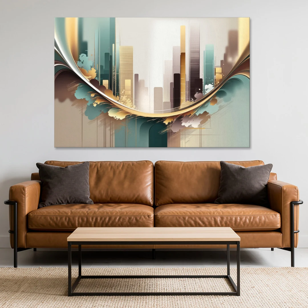 Irvine Modern Design - Canvas Wall Art - Sofa - 60x40