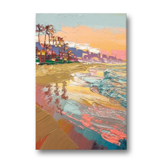 Irvine Orange County Vibes - Canvas Wall Art - Front