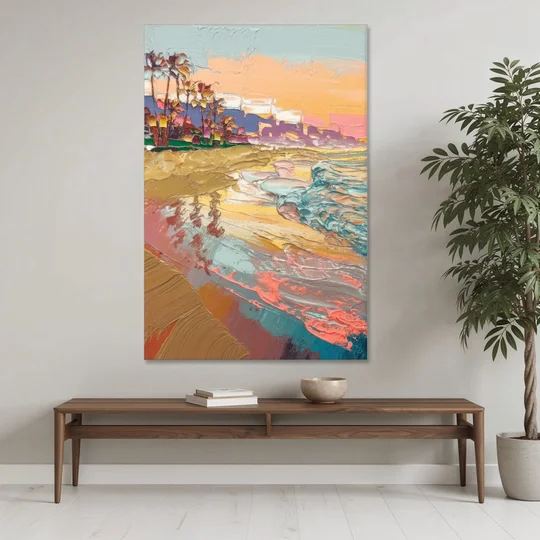 Irvine Orange County Vibes - Canvas Wall Art - Coffee Table - 40x60