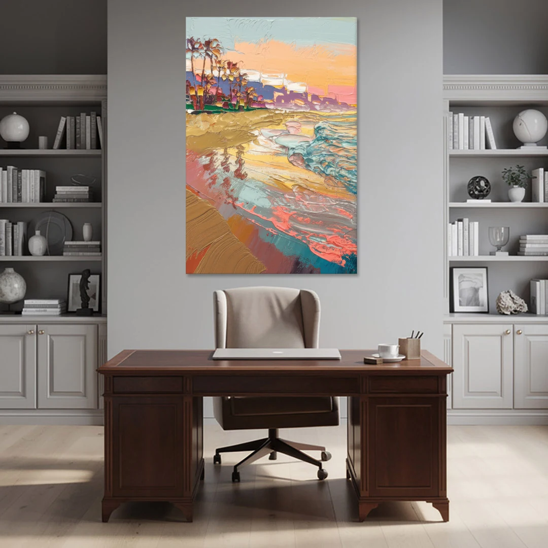 Irvine Orange County Vibes - Canvas Wall Art - Office - 40x60