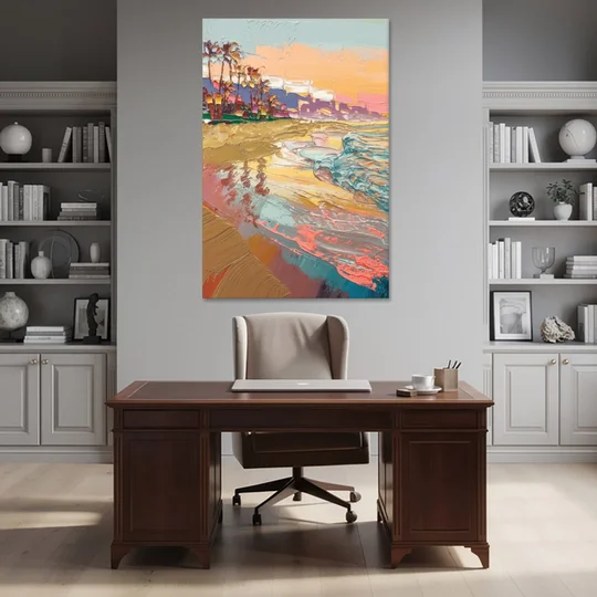 Irvine Orange County Vibes - Canvas Wall Art - Office - 40x60