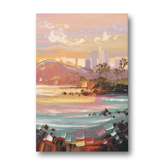 Irvine Sunset Views - Canvas Wall Art - Front
